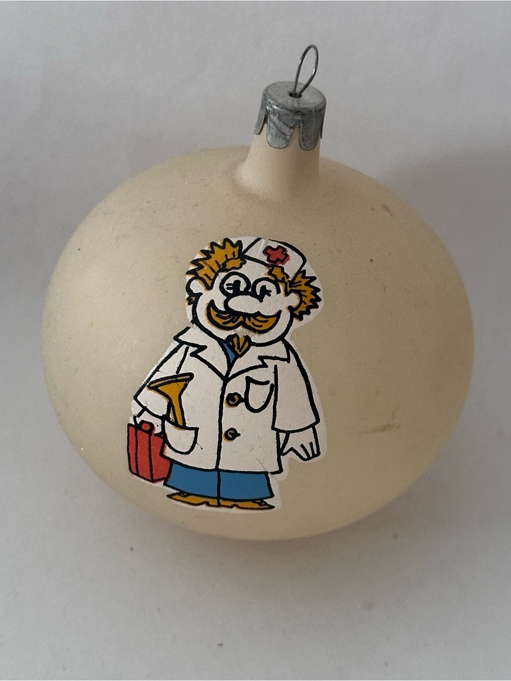 VINTAGE USSR DR. AYBOLIT CHRISTMAS ORNAMENT RARE FIND